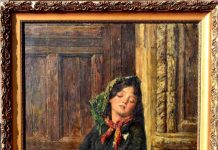 “Violinistja shëtitëse duke fjetur”, piktura që të rrëqeth sa herë e shikon