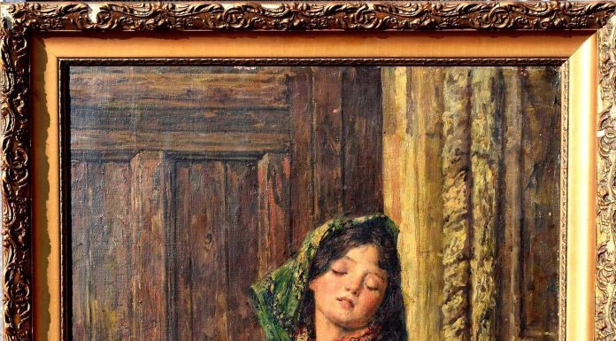 “Violinistja shëtitëse duke fjetur”, piktura që të rrëqeth sa herë e shikon