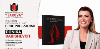 Sot, në Gjakovë promovohet libri i ri i Donika Dabishevcit “Grue prej zjermi”
