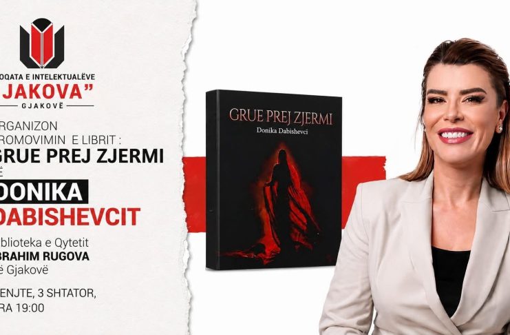Gjakovë/ Të enjten promovohet libri i ri i Donika Dabishevcit “Grue prej zjermi”